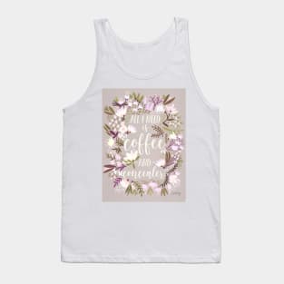 spring coffee Tank Top